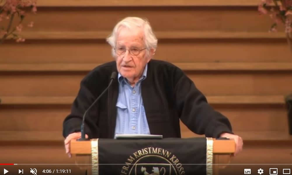Noam Chomsky Speech